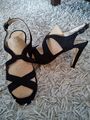 Buffalo Sandaletten High Heels schwarz Gr. 37