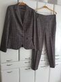 Damen Hosenanzug Blazer Joggpants Tweed-Muster von Opus Gr. 38