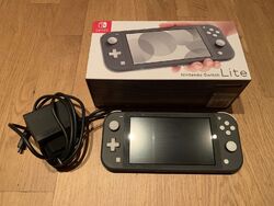 Nintendo Switch Lite Grau mit OVP - Wie neu!