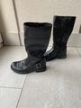 Geox Lederstiefel Stiefel Schuhe Größe 31 schwarz