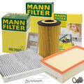 MANN-FILTER INSPEKTIONSPAKET FÜR AUDI A3 SEAT SKODA VW GOLF 7 TOURAN 1.6 2.0 TDI