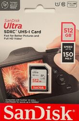 SanDisk Ultra SD-Karte Class 10 UHS-1 SDHC 16GB, 32GB, 64GB, 128GB, 256GB, 512GB