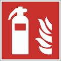 Feuerlöscher Schild Brandschutzzeichen nachleuchtend Piktogramm Symbol ASR ISO