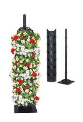 Pflanzenturm für bis zu 30 Pflanzen - 85 cm - Pflanz Säule Blumen Turm Outdoor