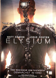 Elysium - Teaser - Matt Damon - Jodie Foster - Filmposter A1 84x60cm gerollt