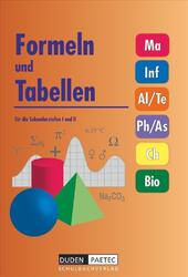 Duden Formeln und Tabellen für die Sekundarstufen I und II Frank-Michael Be ...