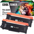 2 Toner Kompatibel für Brother TN 2220 HL-2130 MFC-7360N DCP-7055 MFC-7460DN 