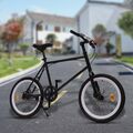 20" Freestyle Kinderfahrrad M?dchen Jungen Fahrrad Kinder Fahrrad Schwarz+Wei?