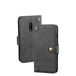 Flip Echt Leder Tasche Handy Hülle Etui TPU Silikon Case Cover für Smartphone