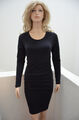 Wolford Fatal Drape Dress Kleid Small 38 / 40 black