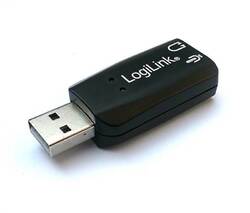 LogiLink USB Audio Adapter Soundkarte 5.1 Surround Sound 3D