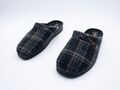 Fischer Herren Hausschuh Slipper Pantolette Halbschuh Gr 45 EU Art 26490-100