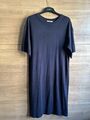 ESPRIT Damen Kleid Strickkleid Gr.M dkl.blau kurze Ärmel NEU