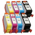 8 x Tinte für HP Photosmart 5510 5520 5524 6510 6520 / 364XL Multi Pack mit CHIP