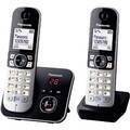 Panasonic KX-TG6822 Duo DECT, GAP Schnurloses Telefon analog Anrufbeantworter,