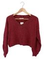 HOLLISTER Damen Pullover XS Rot Casual Look