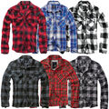 Brandit Check Shirt Hemd viele Farben S-7XL Flanell Woodcutter Karo Freizeithemd