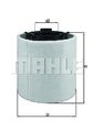 MAHLE Luftfilter  u.a. für AUDI, SEAT, SKODA, VW