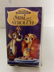 Susi und Strolch / Walt Disney Meisterwerke / Hologramm / VHS Video Kassette