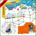 340 Stück DIY Bauen Kinder Zelt Höhle Set Geschenk Bausteine Party Für Kinder DE