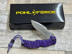 Pohl Force Bravo One Outdoor Custom Cuscadi Scales Purple Lila Titan Bead