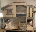 Kinderbett Etagenbett Hochbett Spielbett Massiv Stockbett 90 x 200 cm - Weiß