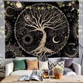 Wandteppich Wandtuch Wandbehang GOA  Lebens Baum Yoga Hippie Baum des Lebens NEU