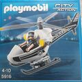 Playmobil City Action 5916 OVP Neu Police Polizei Hubschrauber Helikopter 