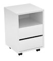 Rollcontainer Büroschrank Schubladenkommode 40x40x62cm weiß 72686207