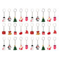  30 Pcs Weihnachts-Schlüsselanhänger Für Autoschlüssel Mix-Design