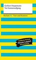 Vor Sonnenaufgang. Textausgabe mit Kommentar und Ma... | Buch | Zustand sehr gut