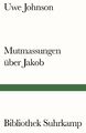 Uwe Johnson | Mutmassungen über Jakob | Taschenbuch | Deutsch (2020) | 308 S.