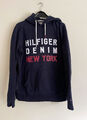 Hoodie / Kapuzenpullover Herren HILFIGER denim dunkelblau Gr. L