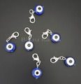 Nazar Boncuk Charm Anhänger für Armband Charms Beads Evil Eye Auge Perlen Silber