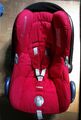 tolle Maxi-Cosi Pebble Babyschale Cabriofix, rot, Sitzverkleinerer, Sonnendach 