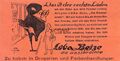 Loba Beize - 1930 - Historische Werbung - Reklame ~11x6cm