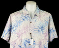 Tommy Bahama Herren Seidenmischung blau S/S LUXUS HAWAIIHEMD - 2XL - 56" - £119