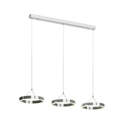 Lucande LED-Pendelleuchte Lyani 3 Ringe Deckenlampe Hängeleuchte Lampe Leuchte 