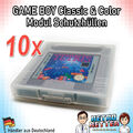 10x GameBoy Spiele Modul Schutz Hüllen - Classic Color GBC Cartridge Cover Case