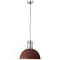 Brilliant Pendelleuchte Deckenlampe Hängeleuchte Frieda E27 rost Ø41cm Industrie