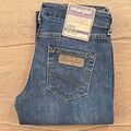 Wrangler SARA Straight Leg Stretch Jeans Damen Denim Jeanshose Blau W28 L34