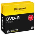 10 Intenso DVD+R 4,7 GB