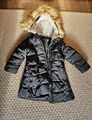 DKNY Jeans  / Winter Kinderjacke Kapuze Teddyfell Gr.  5/6 Jahre Gr.110/116