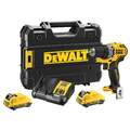 DeWALT Akku-Bohrschrauber-Set DCD701D2 12V, 2x 2Ah Akkus, Ladegerät, TSTAK-Box