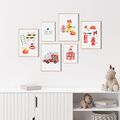 MeinBaby123® Kinderzimmerposter | Feuerwehr V2