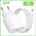 20W Ladegerät + Ladekabel USB-C Für iPhone 11，12，13，14 PRO iPad Adapter Netzteil