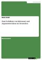 Zum Verhältnis von Aktionsart und Argumentstruktur im Deutschen | Buch | 9783656