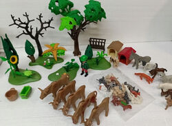 Playmobil, Tiere, Bauernhof, viel Zubehör, Schleich, gebraucht, gut erhalten