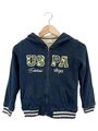 U.S. POLO ASSN. Kinder Jacke Blau Gr. 122/128 Kapuze