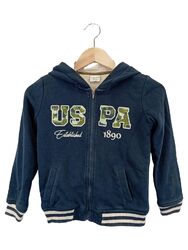 U.S. POLO ASSN. Kinder Jacke Blau Gr. 122/128 Kapuze